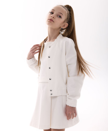 Костюм GIRL молочний 