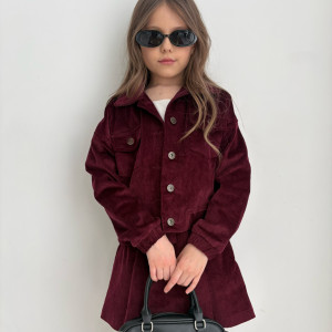 Костюм Velvet бургунді 