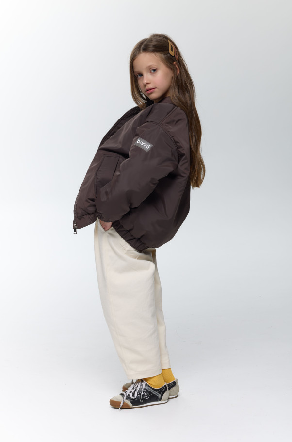 Бомбер-куртка шоколад unisex