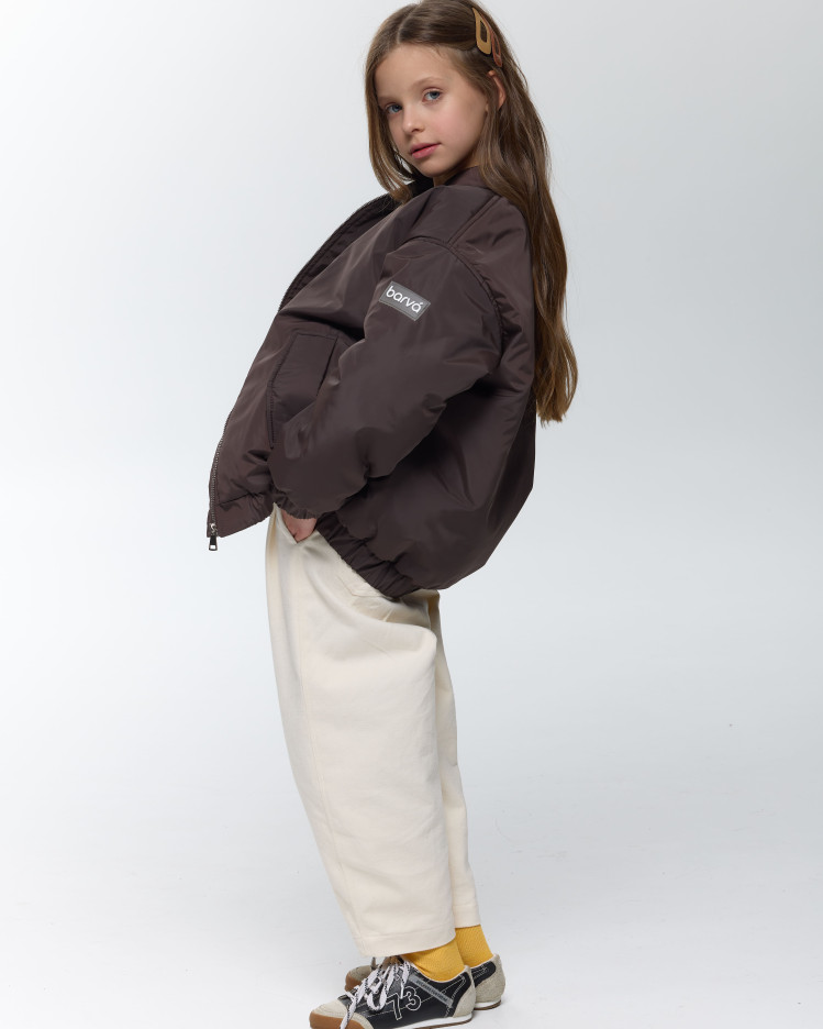 Бомбер-куртка шоколад unisex
