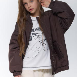 Бомбер-куртка шоколад unisex