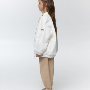 Бомбер куртка білий unisex