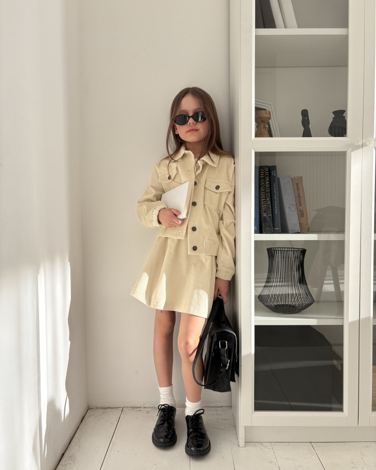 Костюм Velvet молочний 