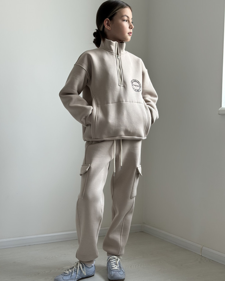 Костюм ZIP утеплений беж