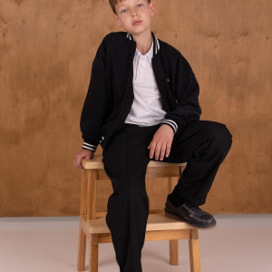 Бомбер шкільний BOY чорний 