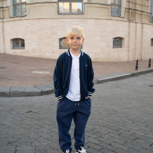 Бомбер шкільний BOY темно-синій  