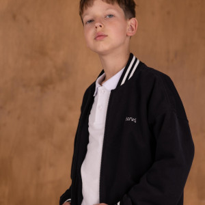 Бомбер шкільний BOY чорний 