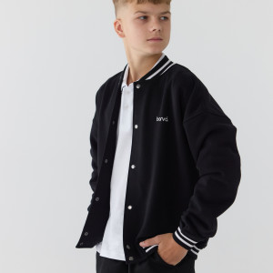 Бомбер шкільний BOY чорний 