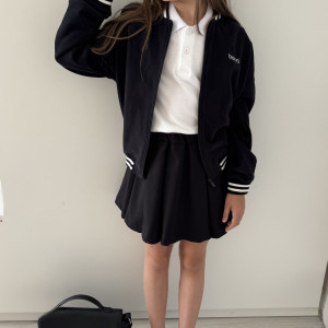 Бомбер шкільний GIRL чорний 