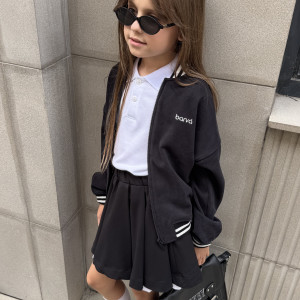 Бомбер шкільний GIRL чорний 