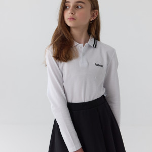 Лонгслів шкільний GIRL білий    