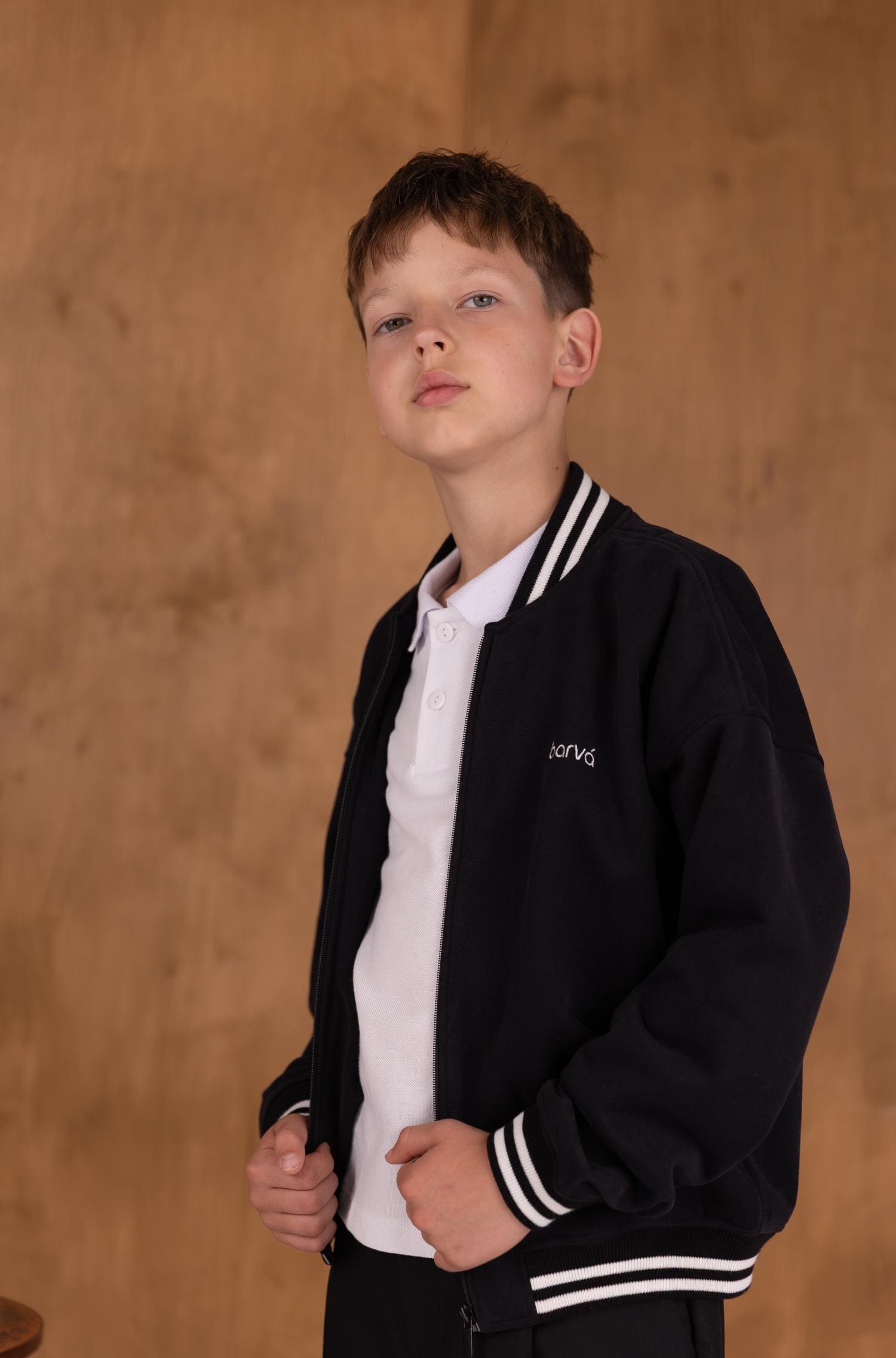 Бомбер шкільний BOY чорний 