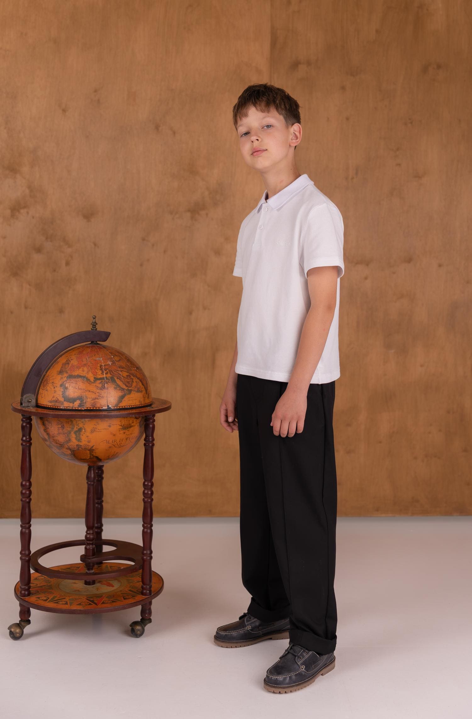 Поло шкільне BOY біле 