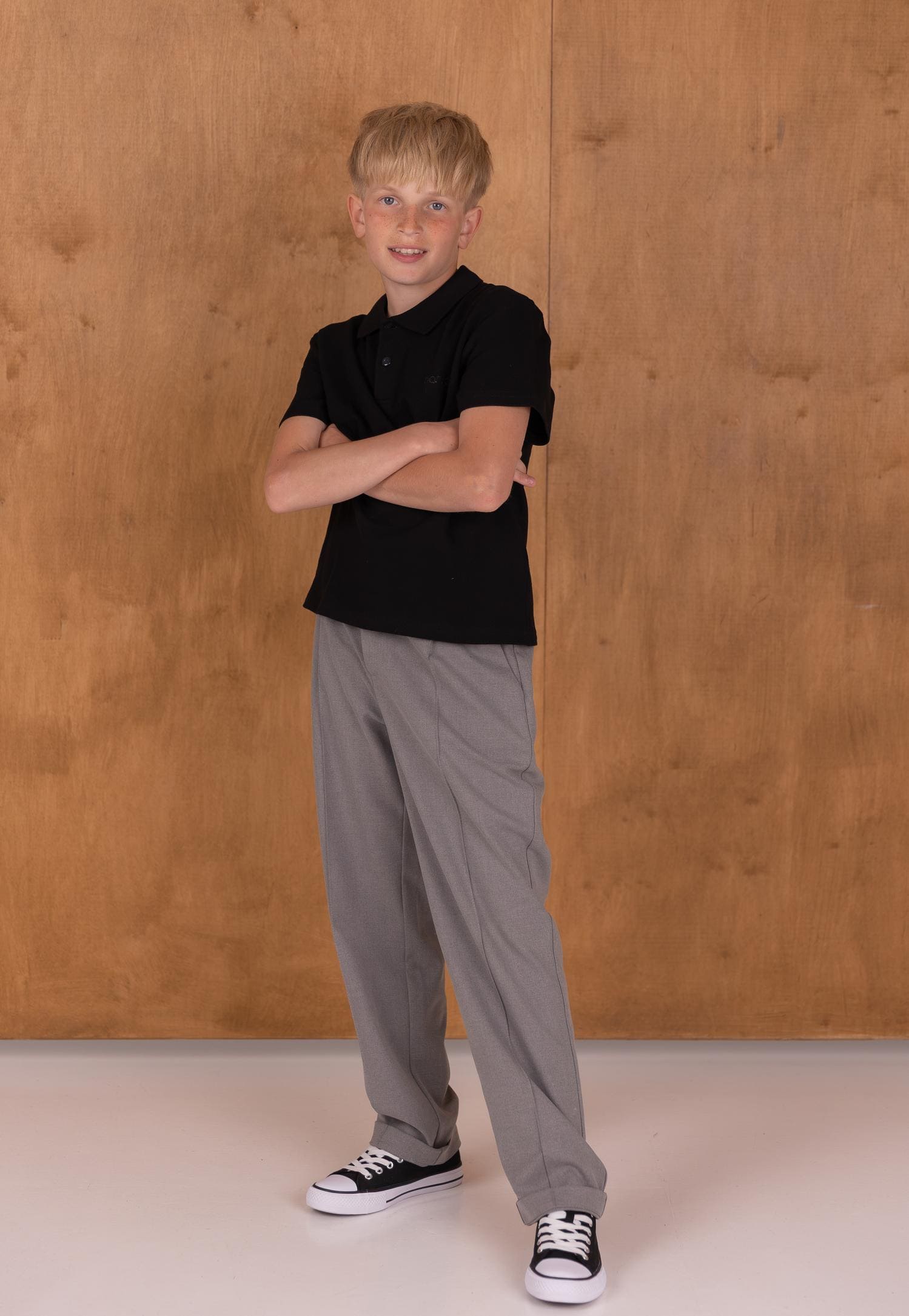 Поло шкільне BOY чорне   