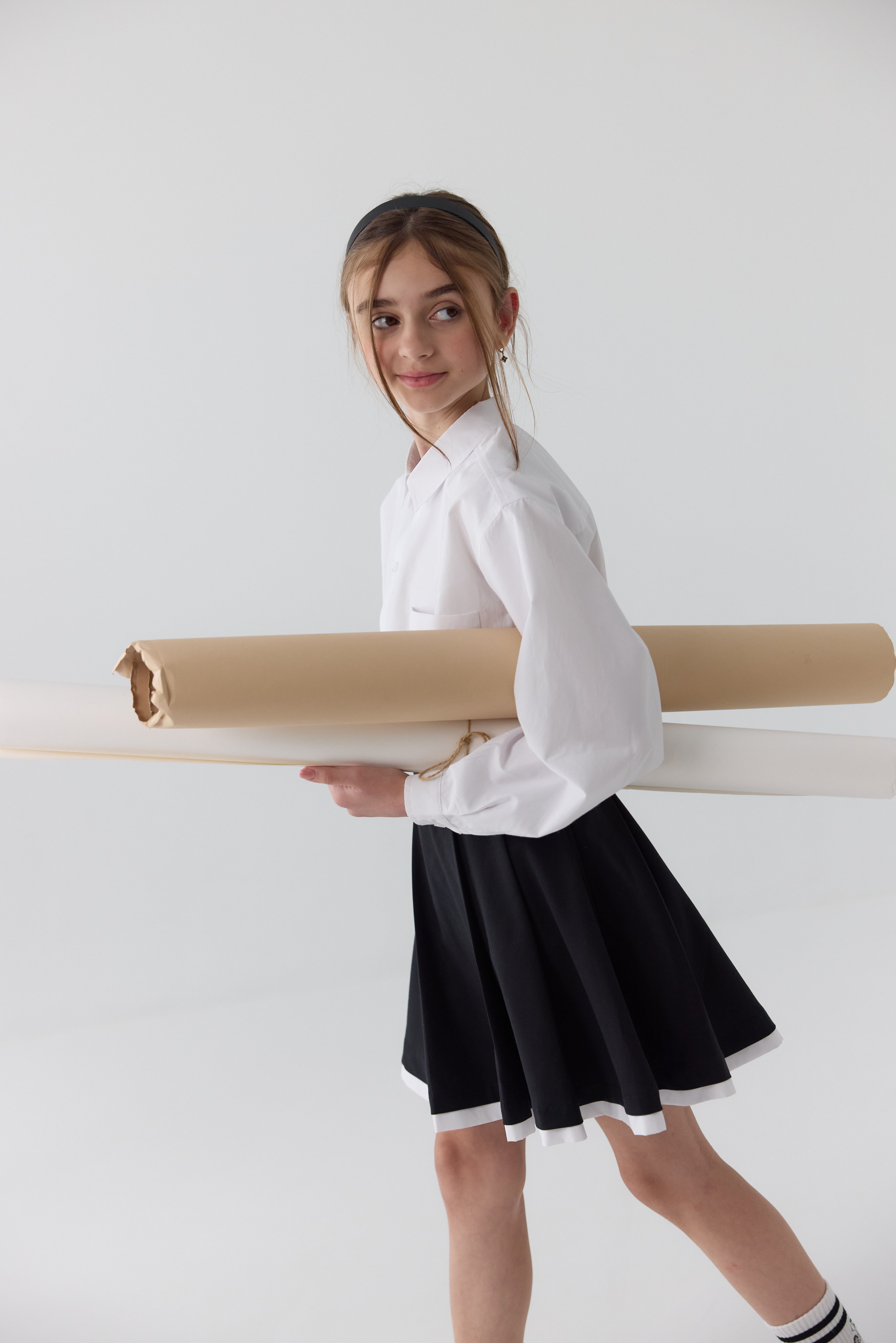 Сорочка класична GIRL біла  